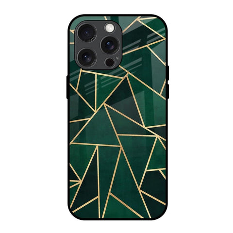 Abstract Green Glossy Case For iPhone 15 Pro Max