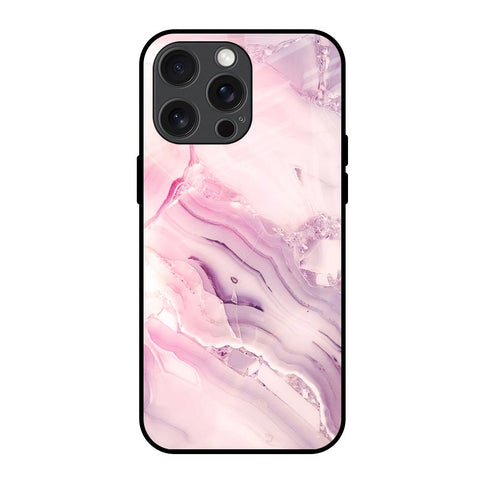 Diamond Pink Gradient Glossy Case For iPhone 15 Pro Max