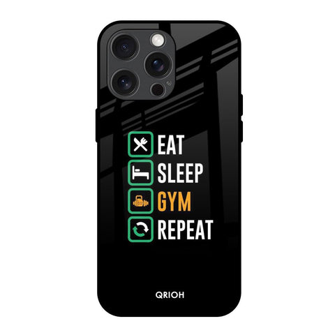 Daily Routine Glossy Case for iPhone 15 Pro Max