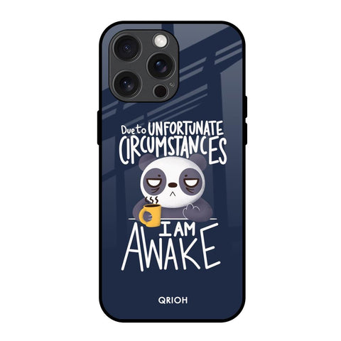 Struggling Panda Glossy Case for iPhone 15 Pro Max