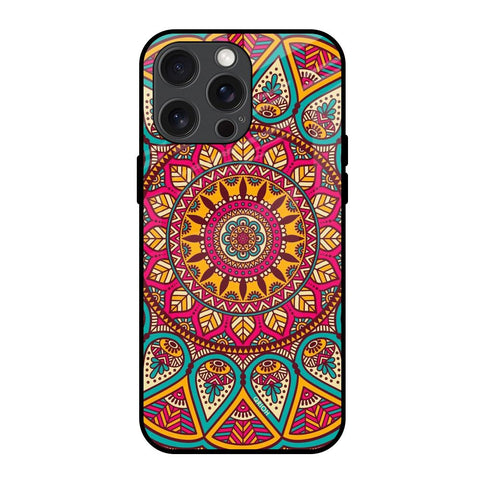 Elegant Mandala Glossy Case for iPhone 15 Pro Max