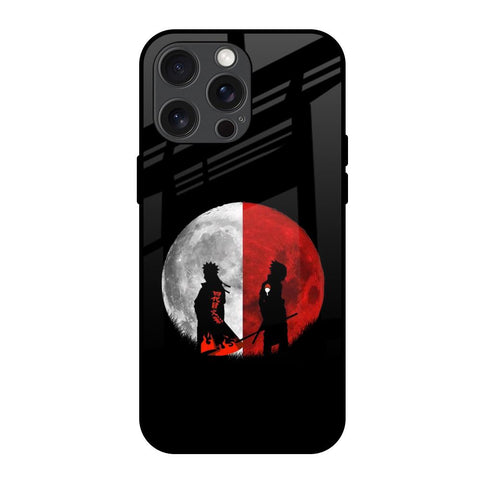 Anime Red Moon Glossy Case for iPhone 15 Pro Max
