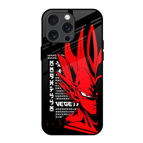 Red Vegeta Glossy Case for iPhone 15 Pro Max