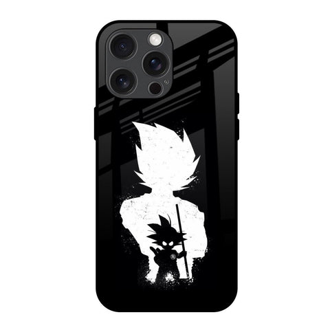 Monochrome Goku Glossy Case for iPhone 15 Pro Max