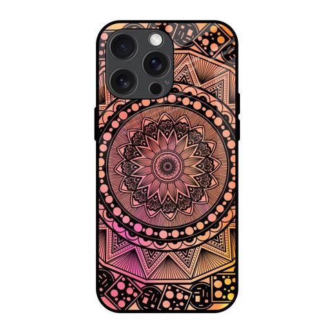 Floral Mandala Glossy Case for iPhone 15 Pro Max