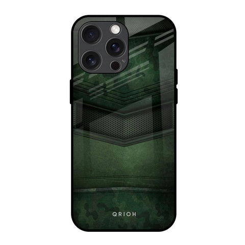Green Leather Glossy Case for iPhone 15 Pro Max