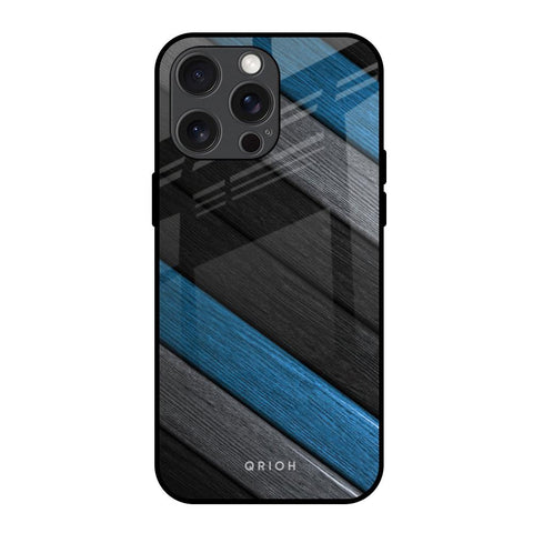 Multicolor Wooden Effect Glossy Case for iPhone 15 Pro Max