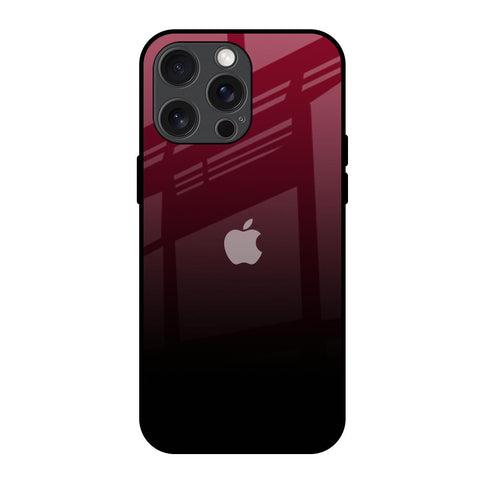 Wine Red Glossy Case For iPhone 15 Pro Max
