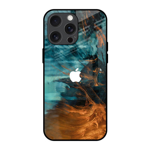 Golden Splash Glossy Case for iPhone 15 Pro Max