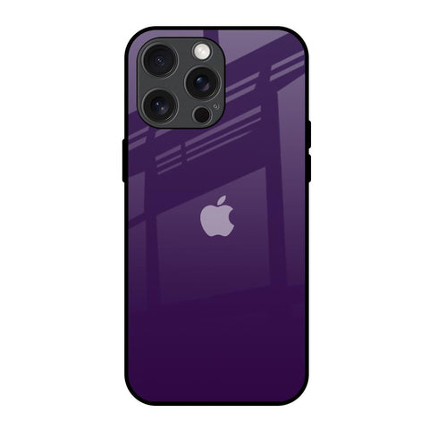 Dark Purple Glossy Case for iPhone 15 Pro Max