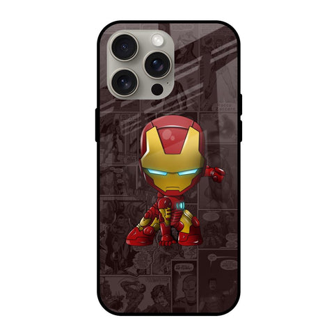 Angry Baby Super Hero Glossy Case for iPhone 15 Pro Max