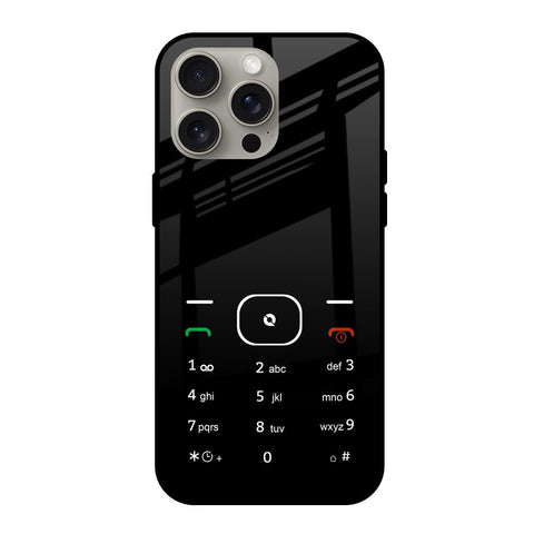 Classic Keypad Pattern Glossy Case for iPhone 15 Pro Max