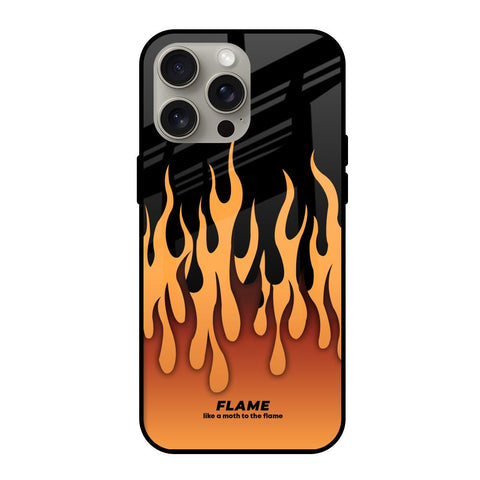 Fire Flame Glossy Case for iPhone 15 Pro Max