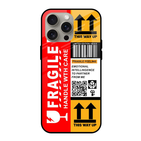 Handle With Care Glossy Case for iPhone 15 Pro Max