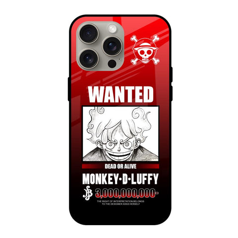 Luffy Wanted Glossy Case for iPhone 15 Pro Max