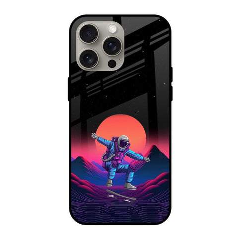 Retro Astronaut Glossy Case for iPhone 15 Pro Max
