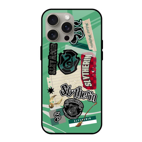 Slytherin Glossy Case for iPhone 15 Pro Max