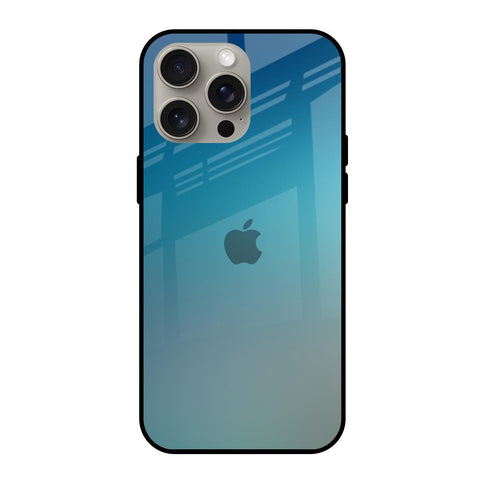 Sea Theme Gradient Glossy Case for iPhone 15 Pro Max