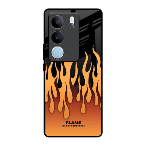 Fire Flame Glossy Case for Vivo V29 5G