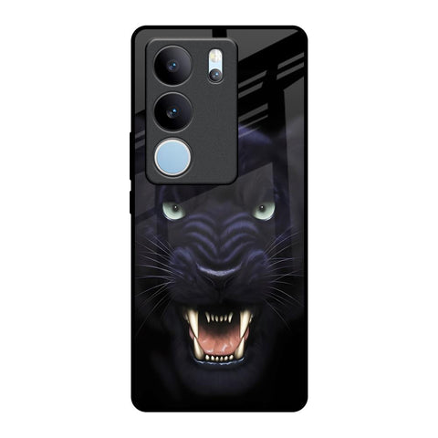 Angry Black Leopard Glossy Case for Vivo V29 5G