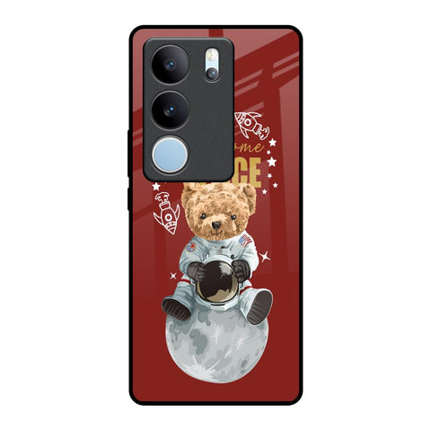 Astronaut Bear Glossy Case for Vivo V29 5G