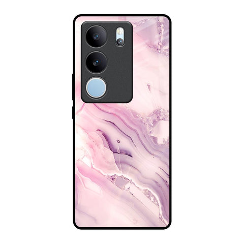 Diamond Pink Gradient Glossy Case For Vivo V29 5G