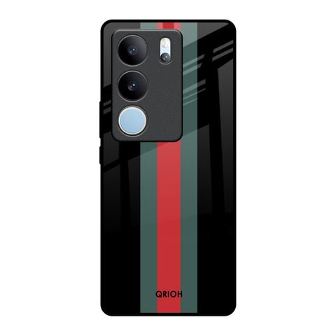 Vertical Stripes Glossy Case for Vivo V29 5G