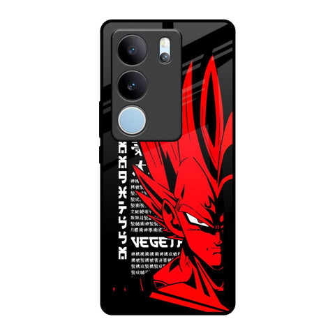 Red Vegeta Glossy Case for Vivo V29 5G