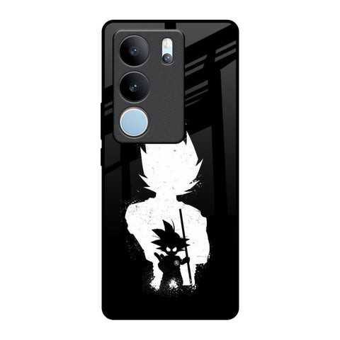 Monochrome Goku Glossy Case for Vivo V29 5G