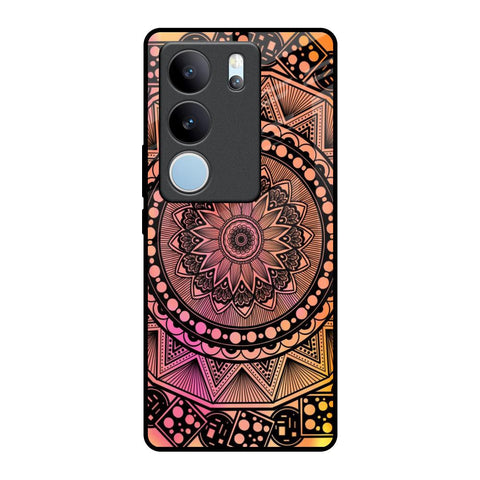 Floral Mandala Glossy Case for Vivo V29 5G