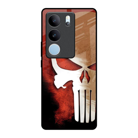 Red Skull Glossy Case for Vivo V29 5G