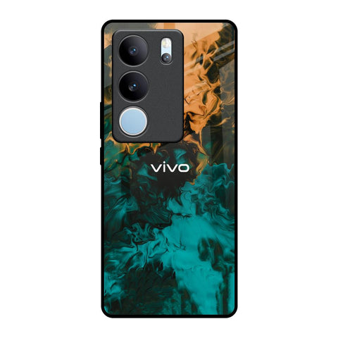 Watercolor Wave Glossy Case for Vivo V29 5G