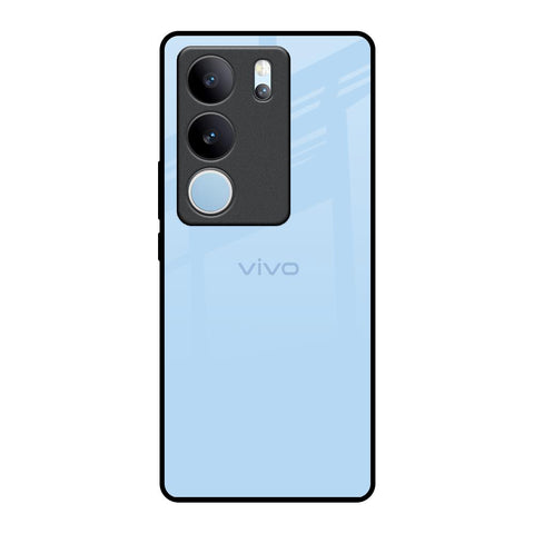 Pastel Sky Blue Glossy Case for Vivo V29 5G