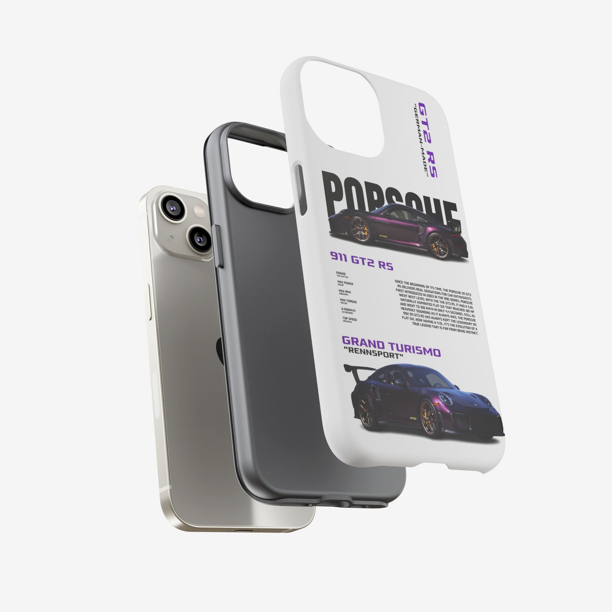 Violet Velocity Tough Case  Available For All iPhone Models