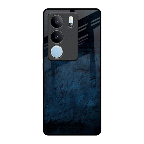Dark Blue Grunge Glossy Case for Vivo V29 Pro 5G