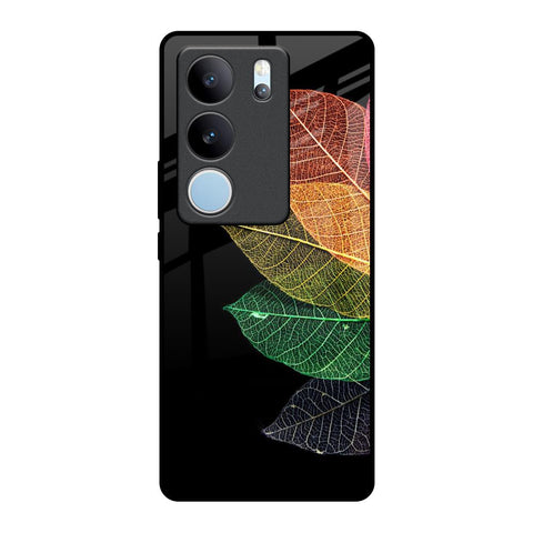 Colorful Leaves Glossy Case for Vivo V29 Pro 5G