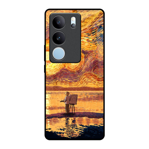 Sunset Vincent Glossy Case for Vivo V29 Pro 5G