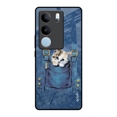 Kitty In Pocket Glossy Case For Vivo V29 Pro 5G