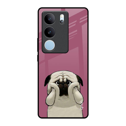 Funny Pug Face Glossy Case For Vivo V29 Pro 5G