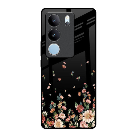 Floating Floral Print Glossy Case for Vivo V29 Pro 5G