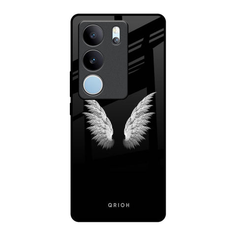 White Angel Wings Glossy Case for Vivo V29 Pro 5G