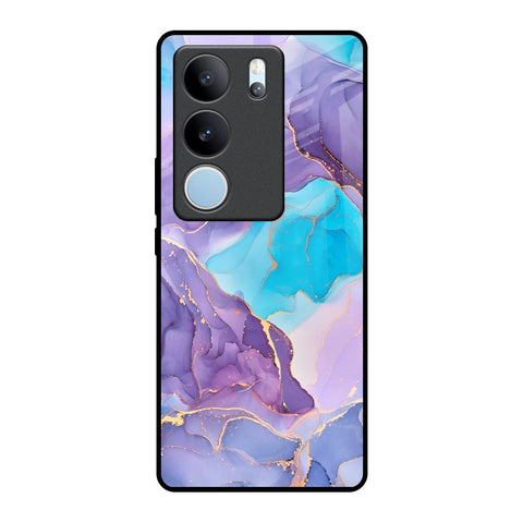 Alcohol ink Marble Glossy Case for Vivo V29 Pro 5G