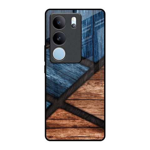 Wooden Tiles Glossy Case for Vivo V29 Pro 5G