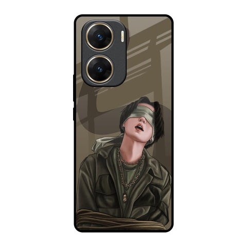 Blind Fold Glossy Case for Vivo V29e 5G