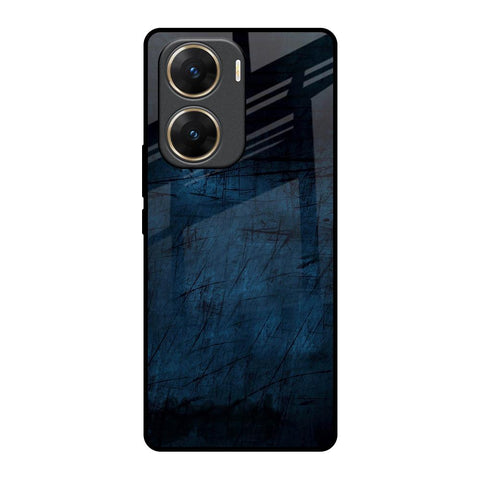 Dark Blue Grunge Glossy Case for Vivo V29e 5G