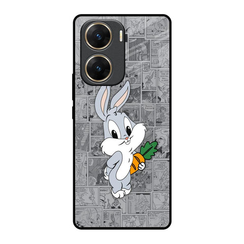 Cute Baby Bunny Glossy Case for Vivo V29e 5G