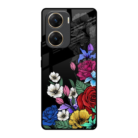 Rose Flower Bunch Art Glossy Case for Vivo V29e 5G
