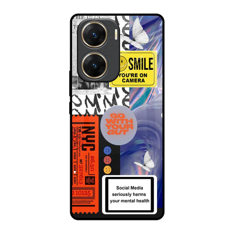Smile for Camera Glossy Case for Vivo V29e 5G