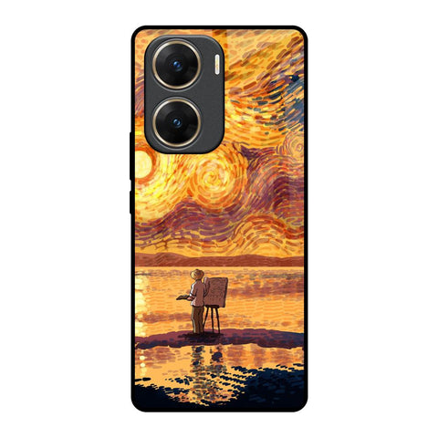 Sunset Vincent Glossy Case for Vivo V29e 5G
