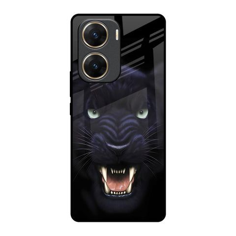 Angry Black Leopard Glossy Case for Vivo V29e 5G